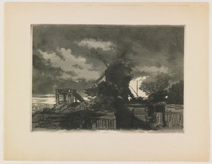 La fin de Montmartre, 1905 (etsing og akvatint)